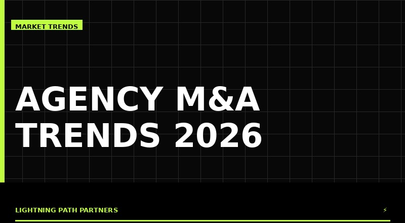 Marketing agency M&A trends 2026
