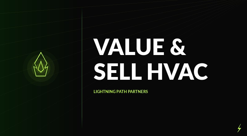 How To Value Sell Hvac Business