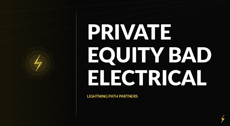 Is Private Equity Bad For Electrical Industry