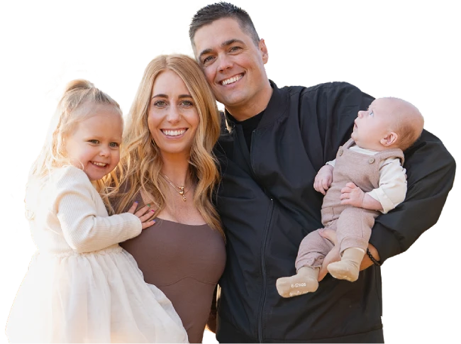 Tim Brown and family